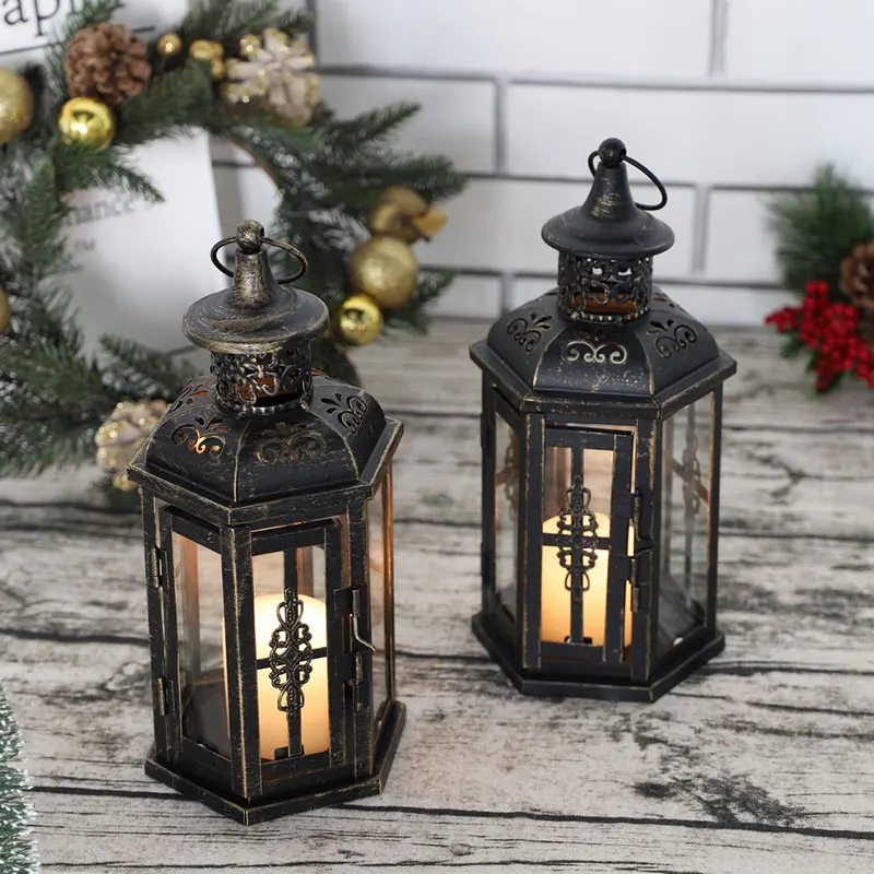 Vintage Nordic Candle Lantern - Image 6