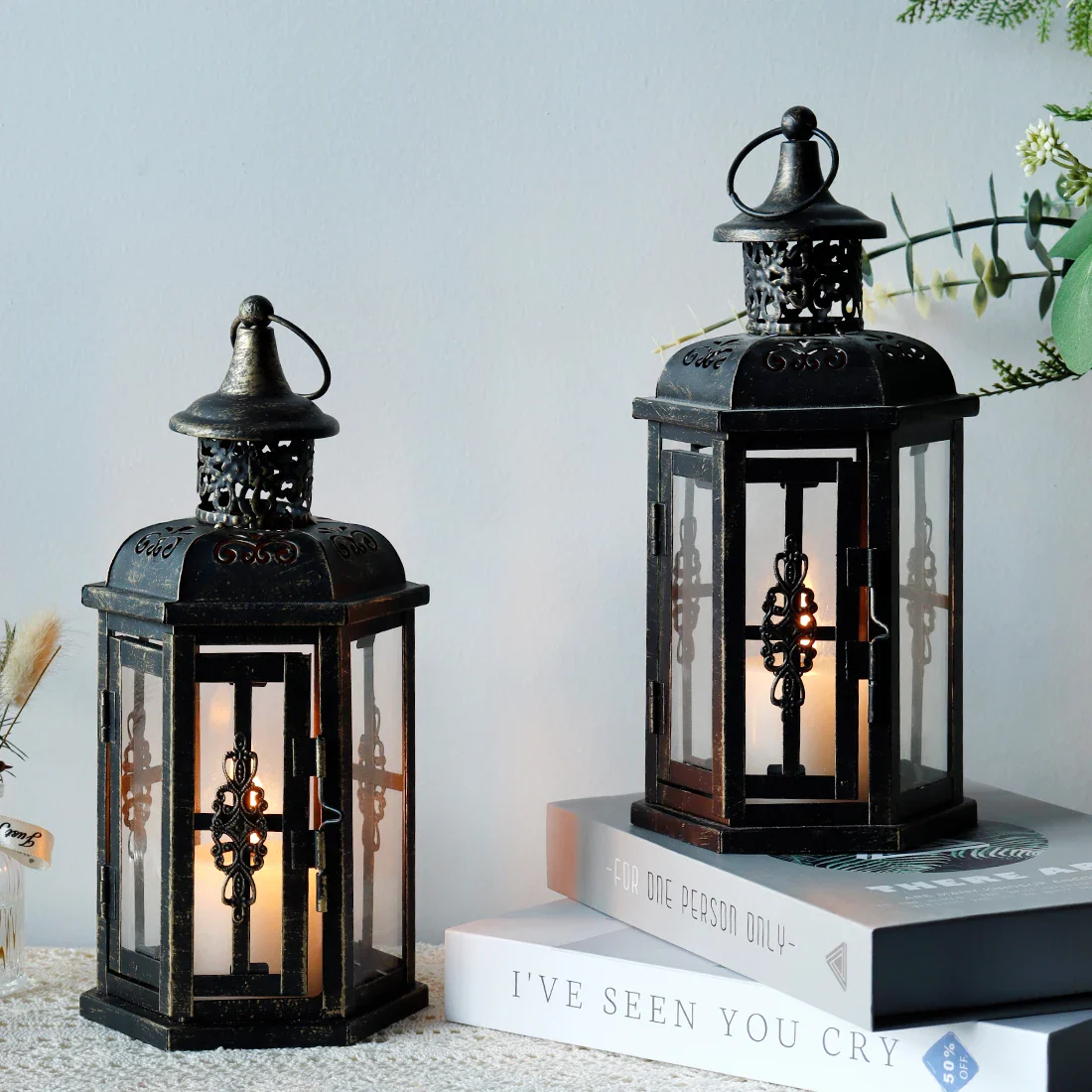 Vintage Nordic Candle Lantern - Image 7