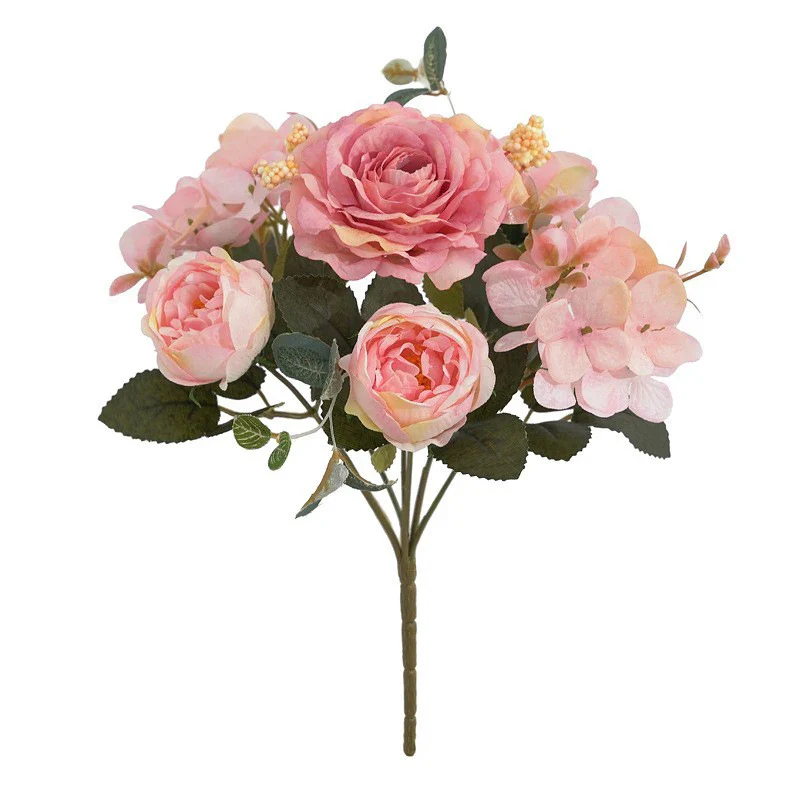 Vintage Silk Rose & Peony Bouquets - Image 11