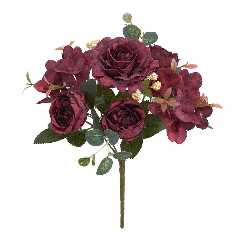 Vintage Silk Rose & Peony Bouquets - Image 20